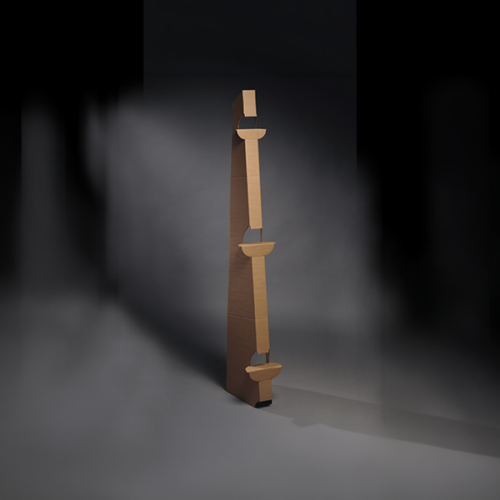 Easel_Floor Stand_Single Wing_Corregate